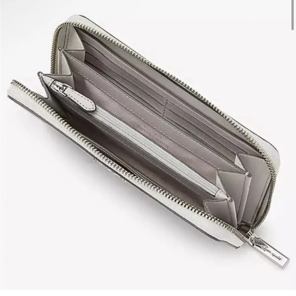 NIB Kate spade Shimmy Glitter Lunar Light Large Continental Wallet, Silver, NWT! - Picture 4 of 7